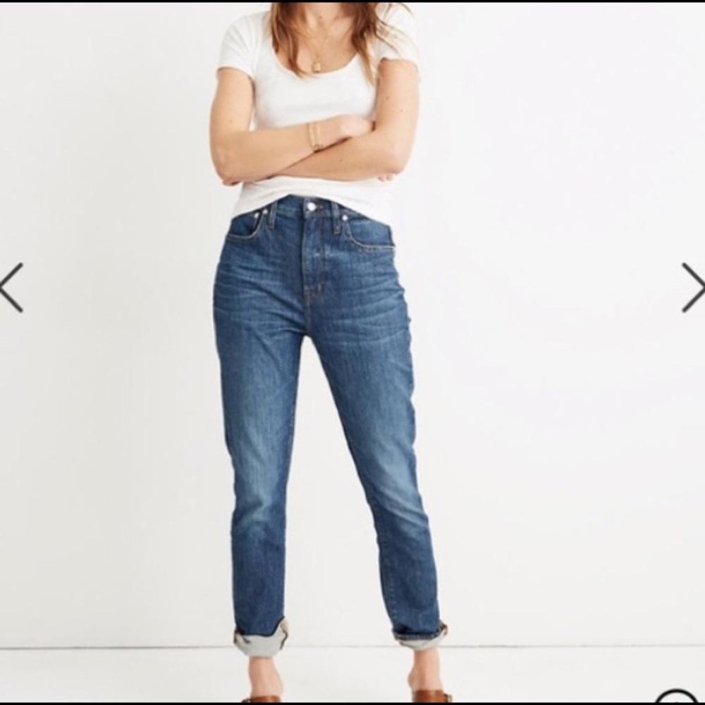Madewell Slim High Rise Boy Jean